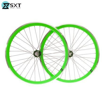 Set Roti Single Speed/Fixie SXT 700-32H 40 mm Verde