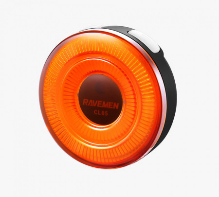 Stop bicicleta RAVEMEN CL05, USB, 30 LM, Senzor lumina