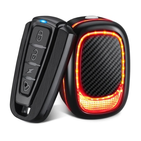 Stop de bicicleta cu Alarmă inteligentă antifurt – cu lumină LED și telecomandă