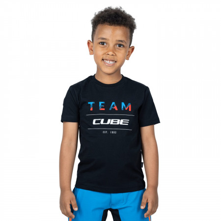 Tricou CUBE Junior Organic T-Shirt Team Black