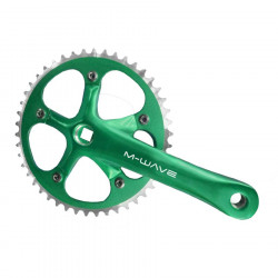Angrenaj pedalier verde 46T M-wave