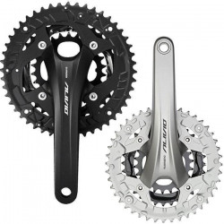 Angrenaj Shimano Alivio FC-M4060 cu Aparatoare Ax Integrat 9 V Brat 175mm Argintiu