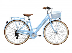 Bicicleta Adriatica Retro Lady 28 Albastru Deschis 450mm