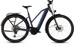 BICICLETA ELECTRICA CUBE NURIDE HYBRID EXC 800 TRAPEZE JEANSBLUE BLUE - Img 4