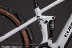 BICICLETA ELECTRICA CUBE STEREO HYBRID ONE22 PRO 800 FOGGREY SPARKLEROSE 2027 cadru L (20") - roti 29 - Img 4