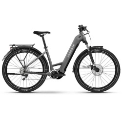 Bicicleta electrica HAIBIKE Trekking 4 Low i720Wh 10-G Deore Silver Pearl