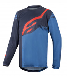 Bluza Alpinestars Youth Racer Factory LS Dark Navy/Blue/red M