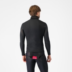 Bluza de corp cu guler Castelli Flanders Neck Warm Negru S - Img 2
