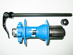 Butuc Spate Disc Novatec D882 4in1 36H QR9 fluo blue