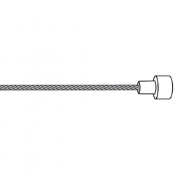 Cablu Frana Inox CURSIERA (6x9 mm) PROMAX - 1 buc - Img 2