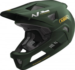 Casca copii MTB Full Face ABUS YouDrop Moss Green