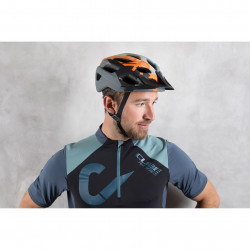 Casca CUBE PRO Black Orange S/M 53-57cm