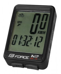 Ciclocomputer Force WLS 12F Wireless Negru