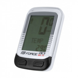 Ciclocomputer Force WLS 20F fara fir alb