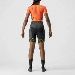 Costum de triatlon cu maneca scurta Castelli Free Sanremo W SS de dama Portocaliu/Negru