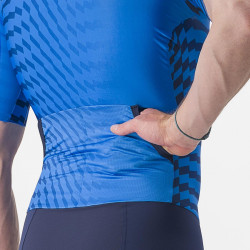 Costum de triatlon cu maneca scurta Castelli PR 2 Speed, Albastru/Bleumarin, M - Img 3