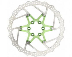 Disc frana Reverse Discrotor 180mm aluminiu/otel verde deschis