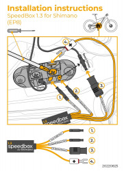 E-Bike Tuning SPEEDBOX (B.Tuning) 1.3 pentru Shimano (EP8) Standard