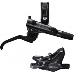 Frana disc hidraulica SHIMANO Deore BL-M6100 + BR-M6100 XC Race Spate Negru