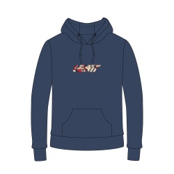 Hanorac Leatt Hoodie Core Denim Blue XL - Img 2