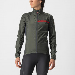 Jacheta de vant Castelli Squadra Stretch W de dama Kaki