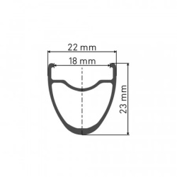 Janta pentru biciclete DT SWISS R 460 700C DB Road Disc Negru 24H - Img 2