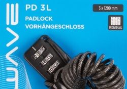 Lacat cu Cablu si Cifru M-WAVE PD 3 L - Img 5