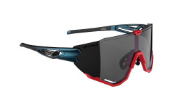 Ochelari Force Creed, lentila neagra oglinda, rosu petrol - Img 2