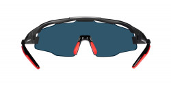 Ochelari Force Everest, lentila rosie oglinda, negru mat - Img 4