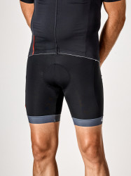 PANTALON CUBE SCURT CU BRETELE BLACKLINE ALB GREY L - Img 2
