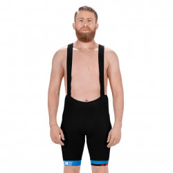 Pantaloni Ciclism Teamline Black'n'Blue'n'White - Img 2