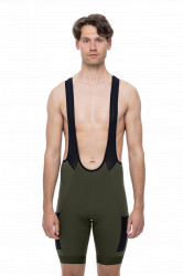 Pantaloni CUBE Blackline Bib Shorts Cargo Olive - Img 2