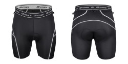 Pantaloni scurti Force MTB-11 bazon detasabil Gri/Rosu/Negru - Img 4