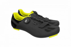 Pantofi ciclism FLR F-11 Pro Road - Negru-Galben Neon