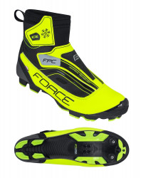 Pantofi iarna Force Ice MTB fluo