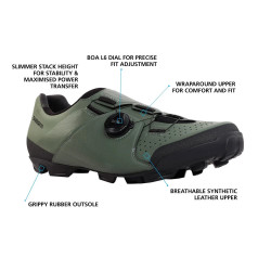 Pantofi SHIMANO Off-Road/Cross Country SH-XC300 Olive