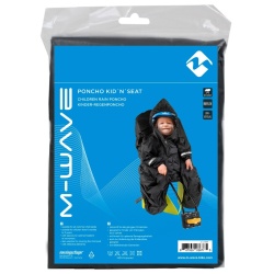 Pelerina Ploaie Copii M-WAVE Negru - Img 5