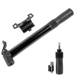 Pompa Mini M-WAVE CTP cu Mini Tool Negru Aluminiu