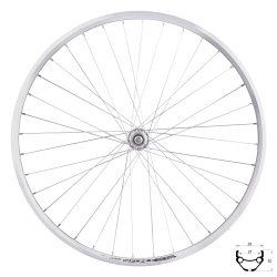 Roata spate Force Prime 28 622x21 Argintie 36h