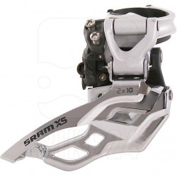 Schimbator Fata Sram X.5 3x10 High clamp 31.8/34.9 tragere dubla argintiu