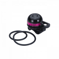 Sonerie pentru bicicleta BBB-14 Easyfit negru-portocaliu/galben/magenta