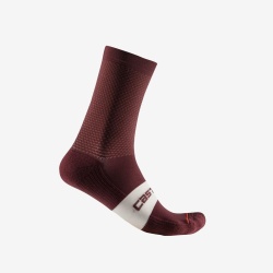 Sosete Castelli Espresso 15, Visiniu, L/XL, 40-43