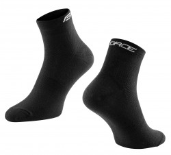 Sosete Force Mid, negru, S-M (36-41)