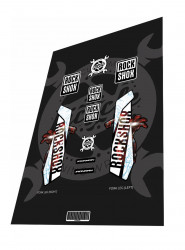 Stickere adezive furca ROCKSHOX Pike IronMan 2016