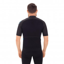 Tricou Ciclism CUBE SLT S/S Negru Albastru - Img 2