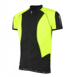Tricou ciclism Force T12 negru/fluo M