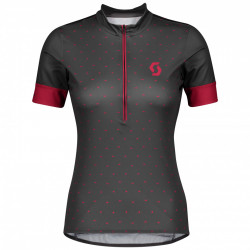 Tricou ciclism maneca scurta SCOTT Endurance 20 Grey Pink Dama