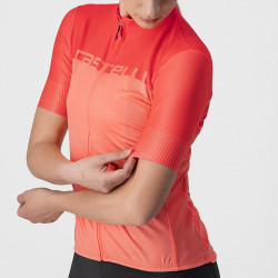 Tricou cu maneca scurta Castelli Velocissima de dama Corai/Roz - Img 3