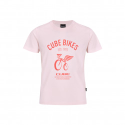 Tricou CUBE Junior Organic T-Shirt Wings Rose - Img 2