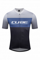 Tricou CUBE Teamline CMPT S/S Black/Blue/Grey